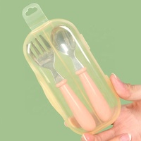 Boîte de rangement en plastique SUNSHING pour ustensiles de camping, fourchette et cuillère pour boîte à lunch d'enfant, étui de rangement pour couverts