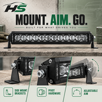 HSSH LED-Lichtleiste 6-50 Zoll 30W-250W Einreihige Linsenoptik Kombi-Strahl Offroad-Fahrlicht für LKW SUV Jeep 4x4
