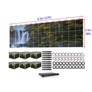 21ft bởi 8ft hoạt động p3.91 trong nhà 4k HDR10 + LED cho thuê video tường màn hình - Product Image 3