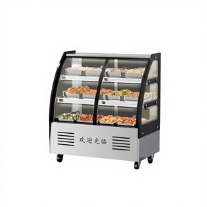 خزانة عرض مبردة بالهواء بزاوية قائمة للكيك والحلويات والمشروبات - Product Image 1