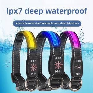Custom Logo Walking <span class=keywords><strong>Led</strong></span> Licht Lichtgevende Hond Halsband Met Licht - Product Image 2