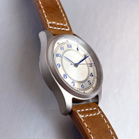 Montre-bracelet de pilote vintage 39mm NH35A Mouvement automatique T2 Boîtier en titane 200m Montre mécanique de plongée étanche Bracelet en cuir pour hommes