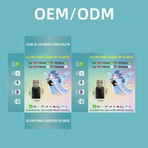 Adaptador Inalámbrico CarPlay, Dongle Android Auto, Convertidor <span class=keywords><strong>de</strong></span> Cableado a Inalámbrico, Mini USB C Portátil, Bluetooth para Autos - Product Image 5