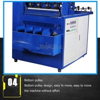 Machine de fabrication de tampons à récurer en acier entièrement automatique, intelligente et intégrée, à grande vitesse, pour ligne de traitement de boules de nettoyage modernes