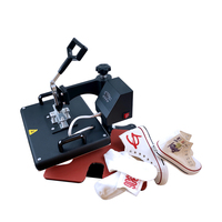 Nouvelle presse à chaud semi-automatique à plat pour chaussures et chaussettes avec contrôle numérique de la température pour sublimation