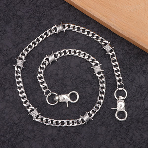 Unisex Zinc Alloy Spike Waist <b>Chain</b> Punk Fashion Accessory Daily Wear - Product Image 3