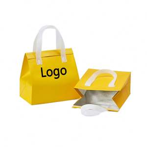 Wholesale Portable Non-Woven Cooler <b>Bag</b> for Ice Cream Mooncakes Picnic Cake Take Away Customizable Take Away Cooler <b>Bag</b> - Product Image 1