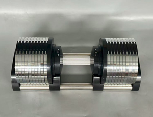 <span class=keywords><strong>Manubri</strong></span> Regolabili Commerciali di Ultima Generazione 2026, 50KG, Incrementi di 2KG, Sgancio Rapido - Product Image 3