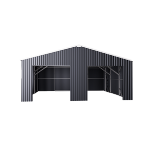 CG2533-H305-2ER/H Garage métallique pour <span class=keywords><strong>2</strong></span> <span class=keywords><strong>voitures</strong></span> de 25x33 pieds, prêt à être expédié, <span class=keywords><strong>prix</strong></span> <span class=keywords><strong>d</strong></span>'usine - Product Image 1