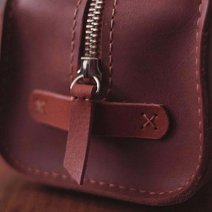 Bolsa de Aseo de Cuero Genuino Ecológica Premium al por Mayor, Ligera, Espaciosa, Elegante y Duradera, Organizador de Artículos de Aseo para Viaje - Product Image 2