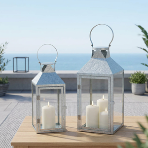 Portavelas de Metal Galvanizado, Venta al por Mayor, para Decoración del Hogar y Patio - Product Image 6