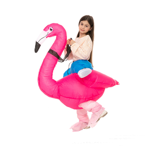 Costume de mascotte pour enfants <span class=keywords><strong>rose</strong></span> <span class=keywords><strong>flamant</strong></span> <span class=keywords><strong>rose</strong></span> drôle Halloween accessoires de fête de danse costumes gonflables pour la marche ou la <span class=keywords><strong>balade</strong></span> pour les enfants - Product Image 3