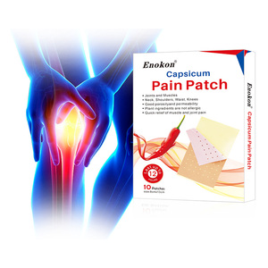 Venta al por mayor de fábrica: Parche de Capsicum Chino 8x13cm, Adhesivo Médico para Alivio del Dolor de Espalda, Parche Poroso de Pimienta para el Dolor Corporal Enokon - Product Image 3