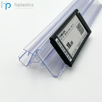 Support d'étiquette électronique à clipser en PVC Hiplastics ABINC45 pour étiquettes Hanshow Pricer Zkong