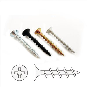 Vis à cloison sèche haute résistance, phosphatée noire, galvanisée, 13 mm, 152 mm, taille personnalisée pour la construction en bois - Product Image 4