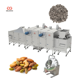 Máquina Industrial de Fritura Continua de Cacahuetes y Frutos Secos, Nueva, a Gas, Precio Económico, 1 Año de Garantía, Cilíndrica, para la Elaboración de Frutos Secos Mixtos Fritos - Product Image 6