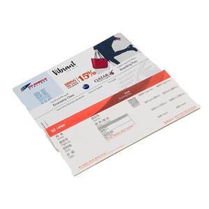 Custom <b>paper</b> boarding passes, <b>paper</b> luggage tags, flight bookings, and custom low-cost thermal-printed business cards - Product Image 6