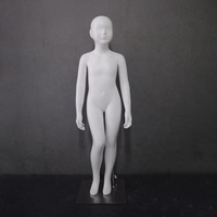Maniquí Realista de Bebé, Maniquí Infantil de Cuerpo Completo de FRP, Modelo Europeo Original con Cabeza y Posición de Pie para Exhibición de Ropa Infantil