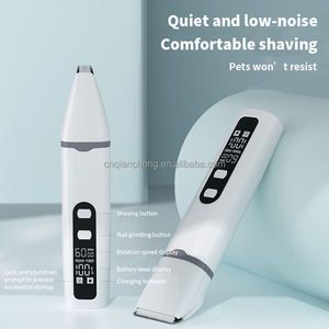 मूक बहुक्रियाशील पालतू जानवर ग्रोइंग रिचार्जेबल 4-इन-1 इलेक्ट्रिक डॉग शेवर क्लिपर ग्रोमिंग किट कॉर्लेस बाल - Product Image 5