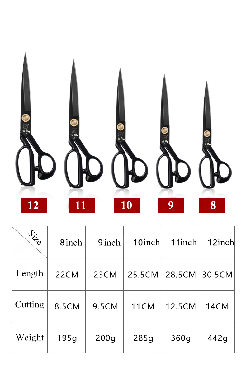 Jinjaian Tailor Scissors - Sharp, Durable, and Versatile