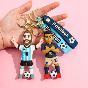 Porte-clés en PVC personnalisés de joueurs de football Chongjie : Cristiano Ronaldo, Lionel <span class=keywords><strong>Messi</strong></span>, <span class=keywords><strong>Neymar</strong></span> <span class=keywords><strong>Jr</strong></span>., Kylian Mbappé - Product Image 6