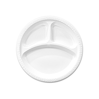 Assiettes ovales biodégradables en bagasse de canne à sucre, jetables et écologiques pour le camping et les événements
