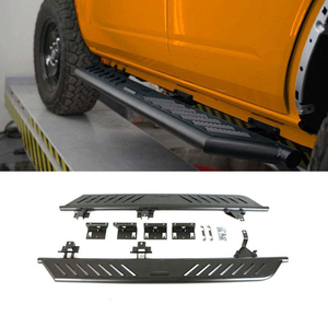 Nuevas Barras Nerf de Acero al Manganeso de Repuesto para Accesorios Todoterreno <span class=keywords><strong>4x4</strong></span> Ford <span class=keywords><strong>Bronco</strong></span> <span class=keywords><strong>II</strong></span>, Estribos Laterales para 4 Puertas - Product Image 4