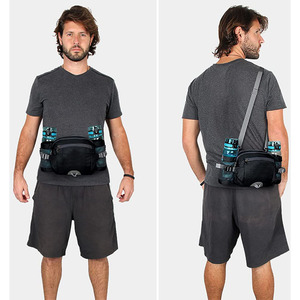 Sac banane avec <span class=keywords><strong>porte</strong></span>-bouteilles d'eau <span class=keywords><strong>ceinture</strong></span> lombaire <span class=keywords><strong>randonnée</strong></span> marche Sport course - Product Image 6