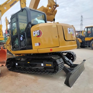 Excavatrice sur chenilles d'occasion CAT 308E, faible nombre d'heures, 8 tonnes, pour petits chantiers d'excavation. Caterpillar 306, 307, 308 du Japon en stock. - Product Image 5
