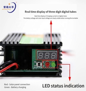 Controlador de Vehículo Solar ZIXI con Certificación CE, Pantalla Digital en Tiempo Real, Voltaje Fotovoltaico de 50V, Tiempo de Trabajo de 24h - Product Image 5