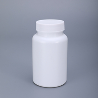 Flacon en plastique HDPE blanc de 20 ml à 200 ml pour capsules de vitamines, flacon pour pilules avec bouchon de sécurité pour enfants