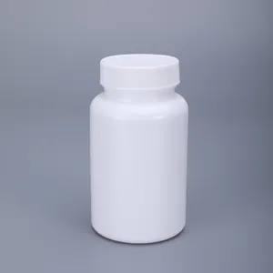 20ml ~ 200ml trắng HDPE viên nang nhựa Vitamin container Pill Packer chai với nắp sức đề kháng trẻ em