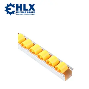Yellow orange flow roller track placon for pipe system flow stores live storage carton flow rack make in China