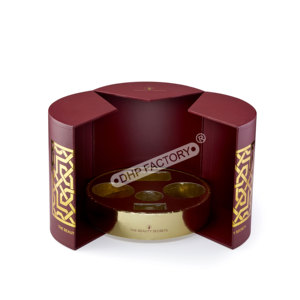 Ribbon Magnetic Door Open Custom Luxury Rigid Cylinder Cardboard Skin Care Set Packaging <strong>Ramadan</strong> <strong>Gift</strong> <strong>Box</strong> - Product Image 1