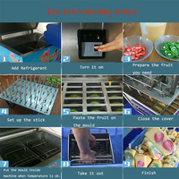 Moule à sucettes glacées, bâtonnets, Machine commerciale