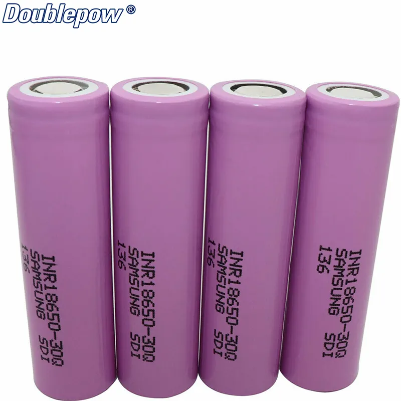 Bateria de íon de lítio recarregável 2019 3.6v 18650 mah 15a para samsung 30q 3000