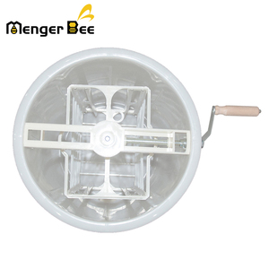 Extractor de Miel Manual de Plástico MengerBee, Máquina Separadora de Miel con 2 Cestas Internas Galvanizadas de Alta Capacidad - Product Image 3