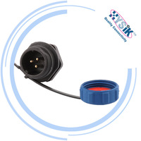 Connecteur rond mâle/femelle Weipu SP1310/S3 SP1312/P3 PA66 pour câble, prise et douille pour dispositif industriel, alimentation et signal