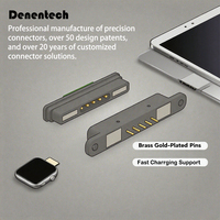 Meilleur câble de charge magnétique pour Lightning USB C, connecteur magnétique à 5 broches, cordon magnétique détachable, type C, charge rapide