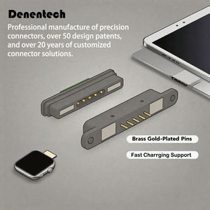 สายชาร์จแม่เหล็กที่ดีที่สุดสำหรับสาย Lightning USB C หัวต่อแม่เหล็ก 5 พิน แบบปลดเร็ว สายแม่เหล็กแบบ Type C ชาร์จเร็ว - Product Image 2