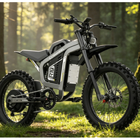Livraison gratuite Moto électrique tout-terrain R19 72V 6000W, puissante moto électrique tout-terrain pour la conduite sur sentiers et cross-country