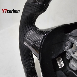 Volant en Fibre de Carbone Véritable Personnalisé Style Course pour YTcarbon 208 208s <span class=keywords><strong>308</strong></span> 308s GT <span class=keywords><strong>GTI</strong></span> – Pièces Automobiles et Accessoires Intérieurs - Product Image 6