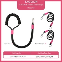 Laisse pour animaux de compagnie en gros, couleur unie, corde de promenade pour chien, laisse multi-têtes détachable, fournitures pour animaux de compagnie