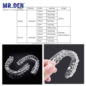 Foglio di formatura sottovuoto dentale duro orto sottovuoto foglio morbido e duro stecca foglio trasparente per uso di fermo ortodontico - Product Image 4