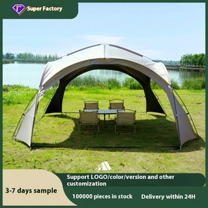 Tente dôme extra large portable coupe-vent et imperméable pour camping, pique-nique et parc – Bâche de protection - Product Image 6