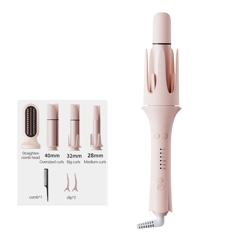 Riccio dritto rosa 4 in 1