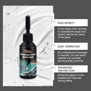 Kit di Riparazione <span class=keywords><strong>Parabrezza</strong></span> Auto per Scheggiature, Crepe, Occhi di Bue e Stelle, Riparazione Vetro Automobilistico per Liquidi Lavavetri - Product Image 2