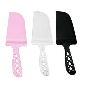 Disposable Cake Knife Serrated Plastic Cutter Pink Individually Packaged For Party Use - Product Image 2