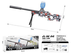 Pistola de Agua Eléctrica AWM, Juguete de Plástico para Niños, Unisex, en Caja de Color - Product Image 3