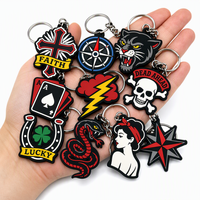 Porte-clés en PVC souple personnalisé avec logo, pour publicité, commande en gros, prix compétitif, livraison rapide, fabrication par moulage